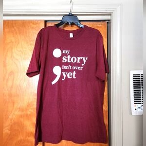Bella Canvas - graphic tee - my story isn't over yet - XL